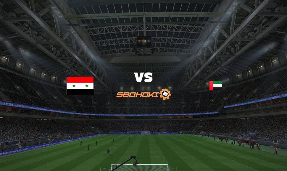 Live Streaming Syria vs United Arab Emirates 7 September 2021 1